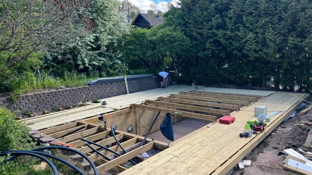 Poolrenovering med nytt teknikrum – Slutresultatet